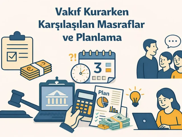 Vakıf Kurarken Karşılaşılan Masraflar ve Planlama